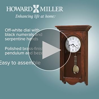 Amazon.com: Jennelle Pendulum Wall Clock - Decorative Wooden